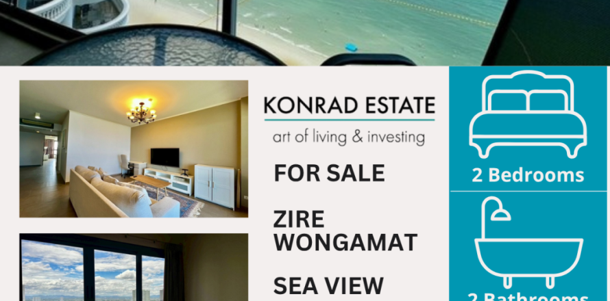 Condominio de 2 dormitorios en Pattaya, Tailandia № 151026