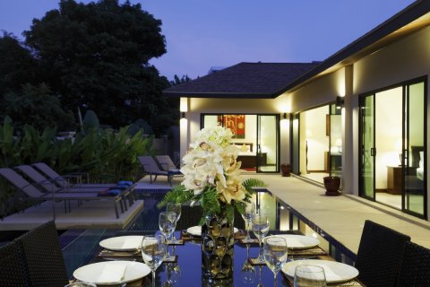 Chalet de 3 dormitorios en Nai Harn Beach, Tailandia № 71525 - foto 12