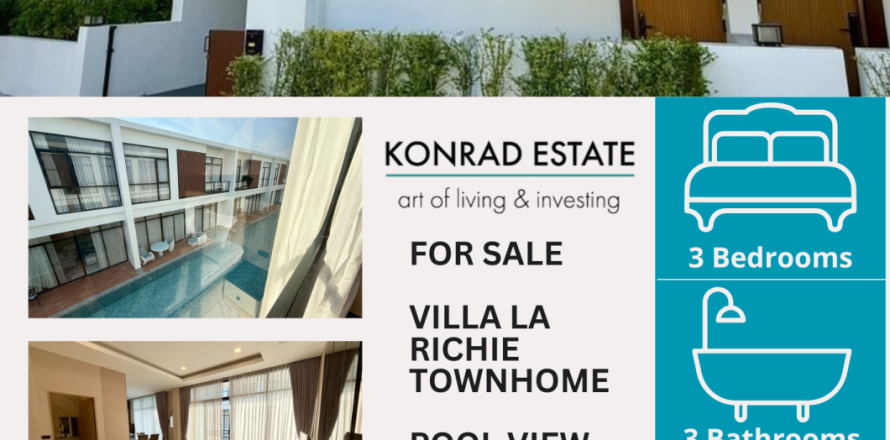 Townhouse in Pattaya, Thailand 3 bedrooms № 159967