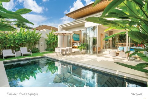 Chalet de 3 dormitorios en Bang Tao, Tailandia № 210254