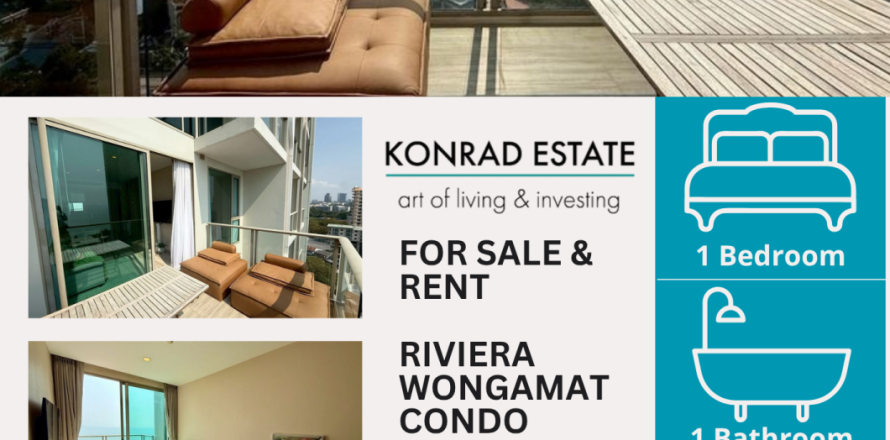 Condominio de 1 dormitorio en Pattaya, Tailandia № 173952
