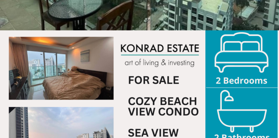 Condo in Pattaya, Thailand, 2 bedrooms № 159915