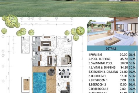 Chalet de 3 dormitorios en Ko Samui, Tailandia № 154564 - foto 13