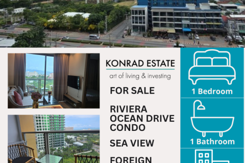 Condo in Pattaya, Thailand, 1 bedroom  № 146379