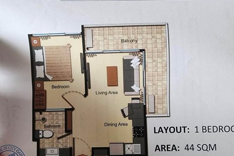 Property in Pattaya, Thailand 46 sq.m. № 174013 - photo 2