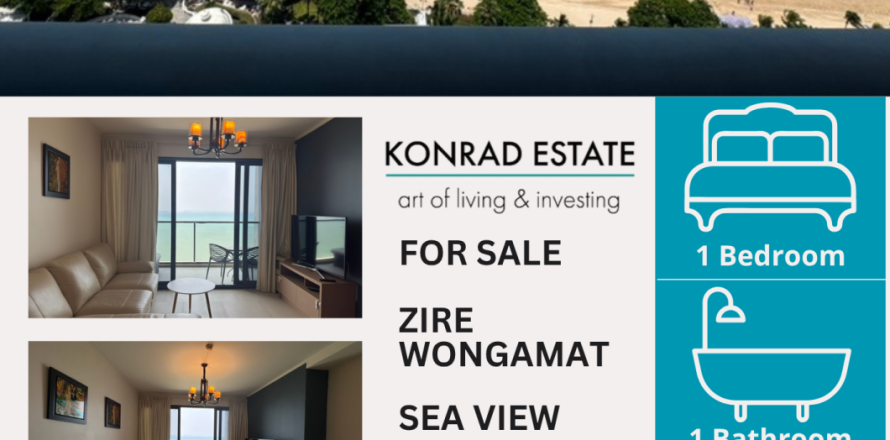 Condominio de 1 dormitorio en Pattaya, Tailandia № 172565