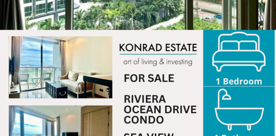 Condominio de 1 dormitorio en Pattaya, Tailandia № 146377