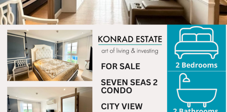 Condominio de 2 dormitorios en Pattaya, Tailandia № 151080