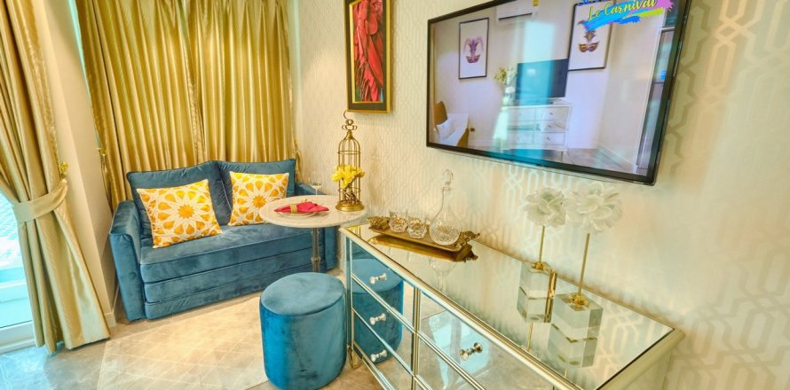 Estudio en el condominio en Pattaya, Tailandia en Seven Seas Le Carnival   № 54983