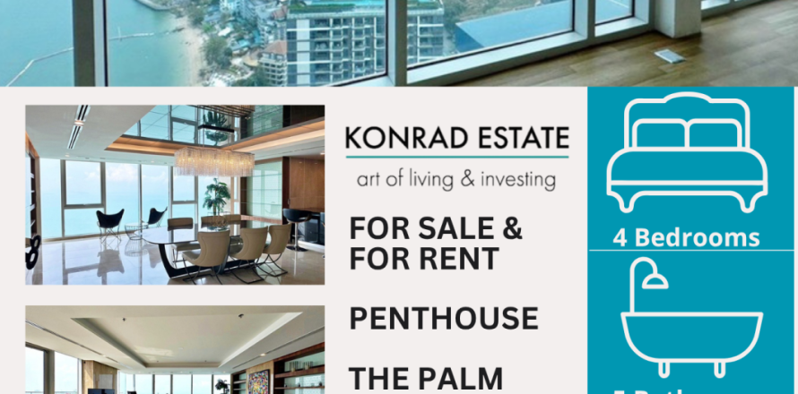 Condominio de 4 dormitorios en Pattaya, Tailandia № 146383