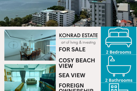 Condo in Pattaya, Thailand, 2 bedrooms  № 173902