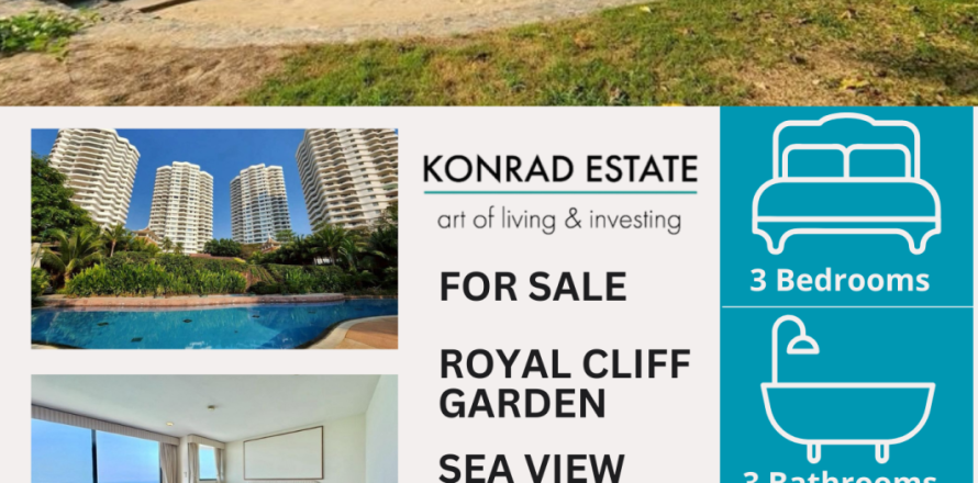Condominio de 3 dormitorios en Pattaya, Tailandia № 162331