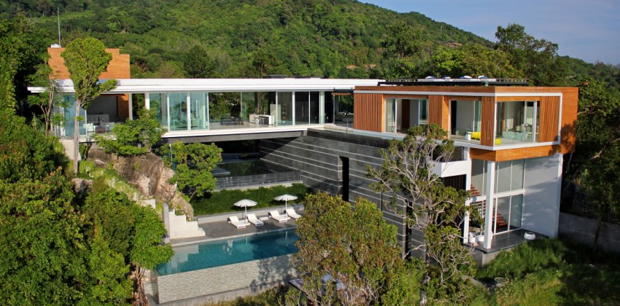 Chalet de 4 dormitorios en Kamala, Tailandia № 153782