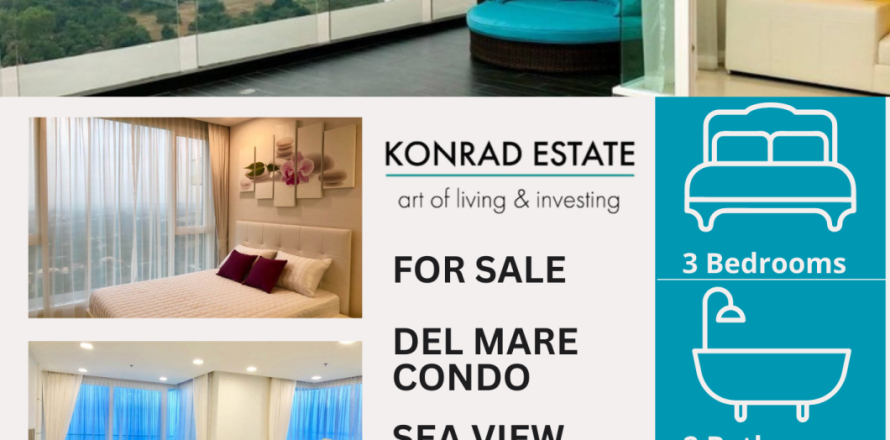 Condominio de 3 dormitorios en Pattaya, Tailandia № 152577