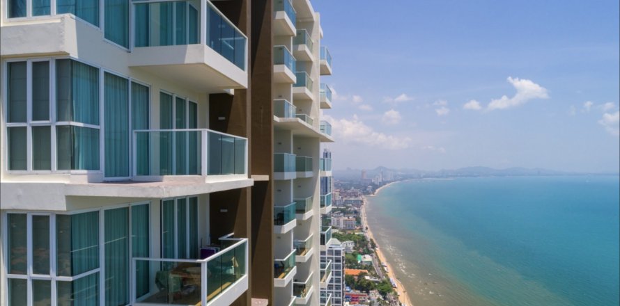 Condo à Pattaya, Thaïlande, 3 chambres à Cetus Beachfront  № 121093