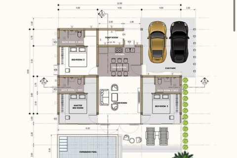 Villa in Ko Samui, Thailand 3 Schlafzimmer № 162356 - Foto 19
