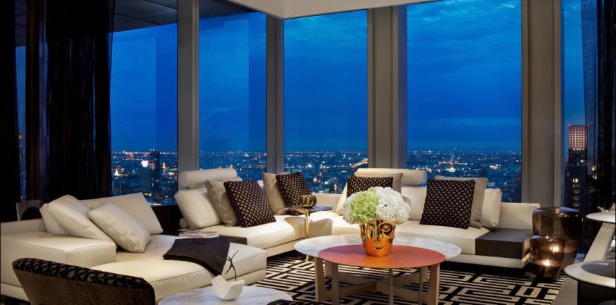Condo à Bang Rak, Bangkok, Thaïlande, 2 chambres № 168001