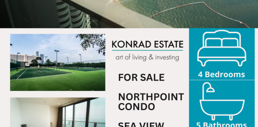 Condominio de 4 dormitorios en Pattaya, Tailandia № 167055