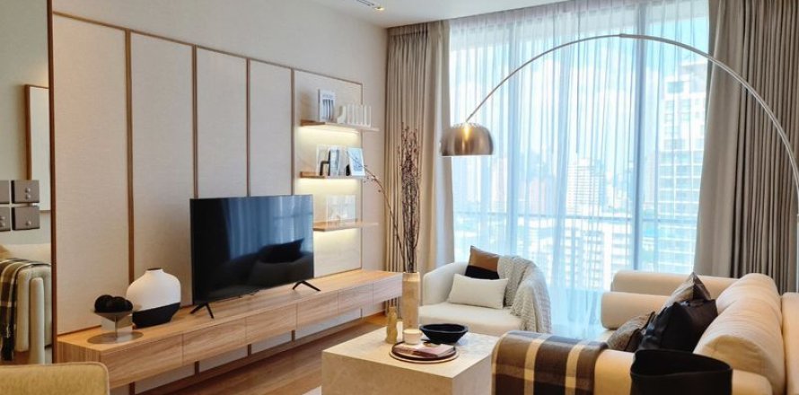 Condominio de 2 dormitorios en Khlong Toei, Bangkok, Tailandia № 163777