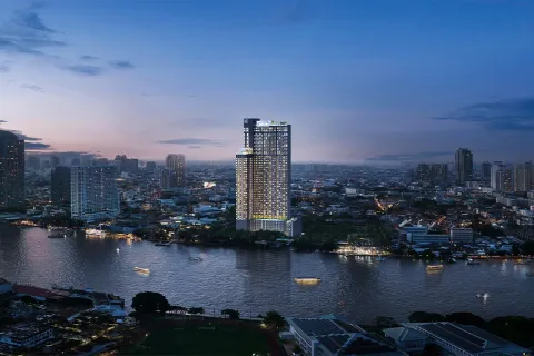 Condo à Khlong San, Bangkok, Thaïlande, 1 chambre  № 201347 - photo 13