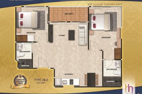 Apartment in Pattaya, Thailand 2 bedrooms № 161236 - photo 10
