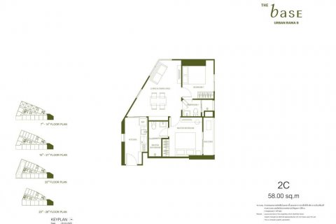 Condominio de 2 dormitorios en Bangkok, Tailandia № 135238 - foto 8