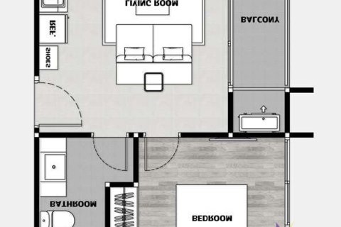 Condominio de 1 dormitorio en Chiang Mai, Tailandia № 205624 - foto 10