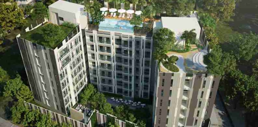 Estudio en el condominio en Pattaya, Tailandia № 208933