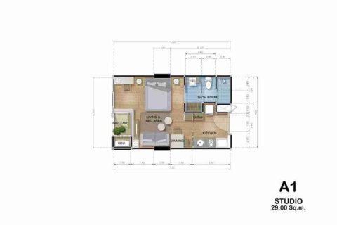 Estudio en el condominio en Pattaya, Tailandia № 208933 - foto 9