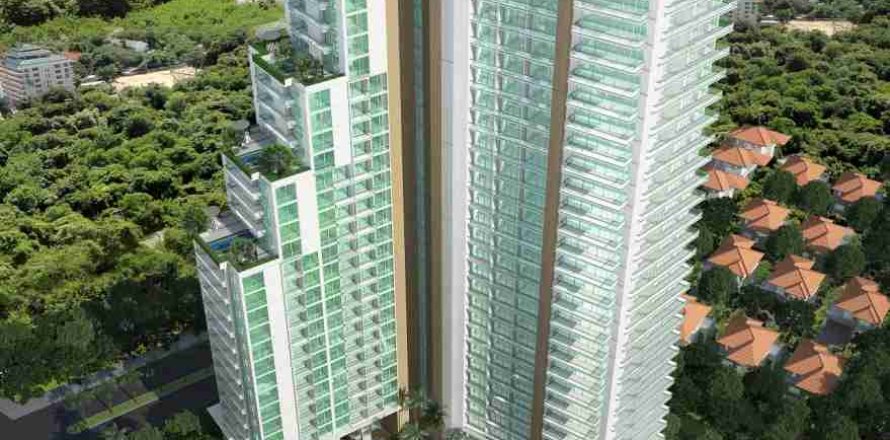 Estudio en el condominio en Pattaya, Tailandia № 208930