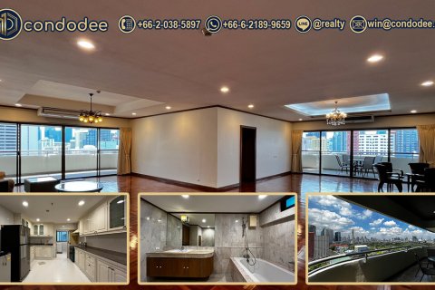 Condominio de 4 dormitorios en Khlong Toei, Bangkok, Tailandia № 201285