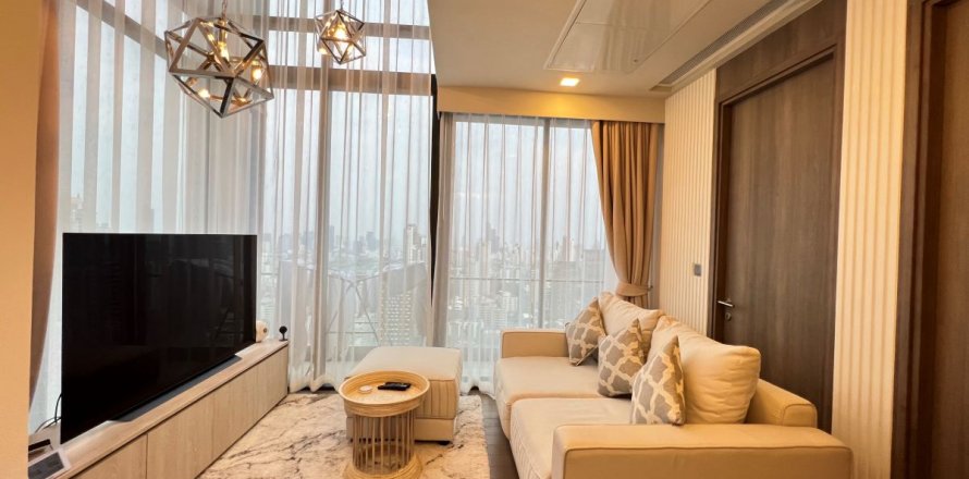 Condominio de 2 dormitorios en Khlong Toei, Bangkok, Tailandia № 133830