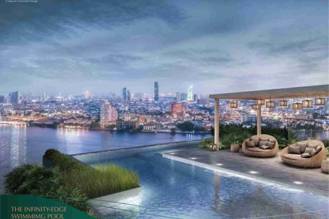 Condominio de 1 dormitorio en Thonburi, Bangkok, Tailandia № 183694 - foto 2