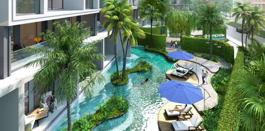 Condominio de 2 dormitorios en Naithon Beach, Tailandia № 157337
