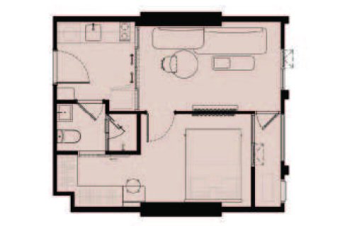 Condominio de 1 dormitorio en Bangkok, Tailandia № 165514 - foto 8