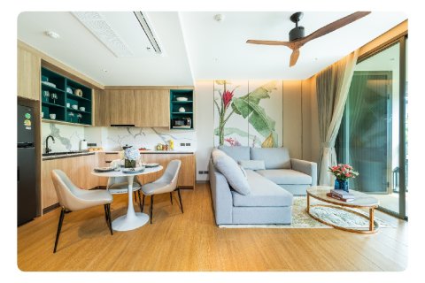 Condominio de 1 dormitorio en Bang Tao, Tailandia № 170212