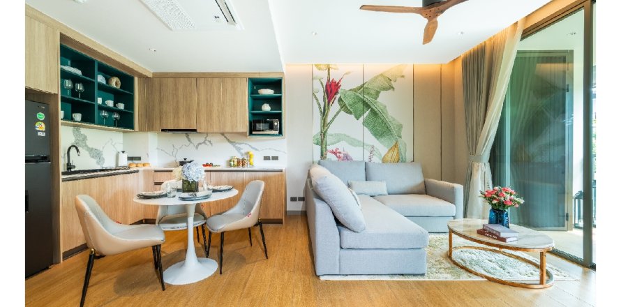 Condominio de 1 dormitorio en Bang Tao, Tailandia № 170212