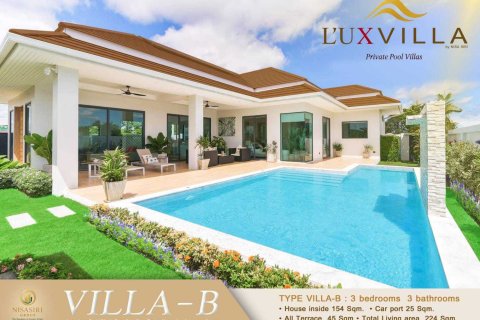 Villa in Pran Buri, Thailand 3 Schlafzimmer № 170208