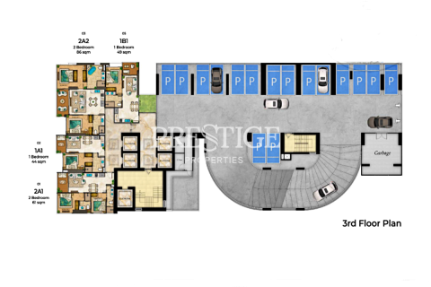 Condo à Pattaya, Thaïlande, 1 chambre № 197801 - photo 11