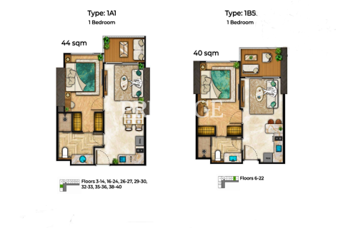 Condo à Pattaya, Thaïlande, 1 chambre № 197801 - photo 12