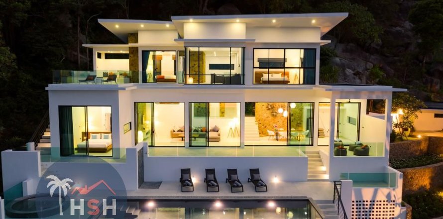 Villa sur Chaweng Beach, Ko Samui, Thaïlande 4 chambres № 180242