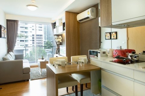 Studio in the Condo in Watthana, Bangkok, Thailand  № 163384