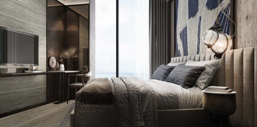 Condominio de 1 dormitorio en Pattaya, Tailandia en Wyndham Grand Residences Wongamat Pattaya № 63528