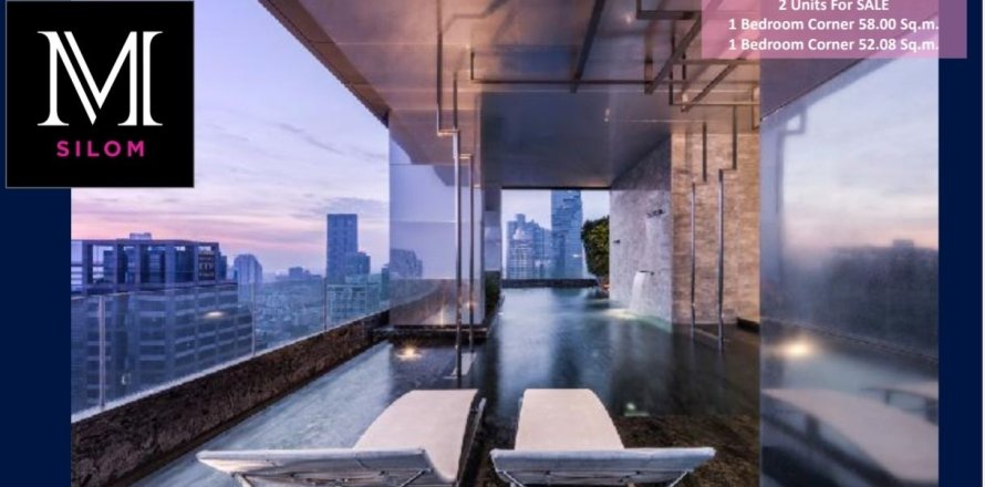 Estudio en el condominio en Bang Rak, Bangkok, Tailandia № 158045
