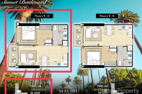 Condominio de 1 dormitorio en Pattaya, Tailandia № 163950 - foto 9