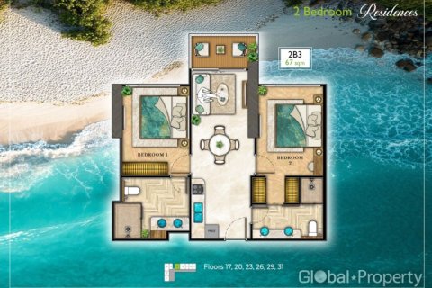 Condominio de 2 dormitorios en Pattaya, Tailandia № 163954 - foto 28