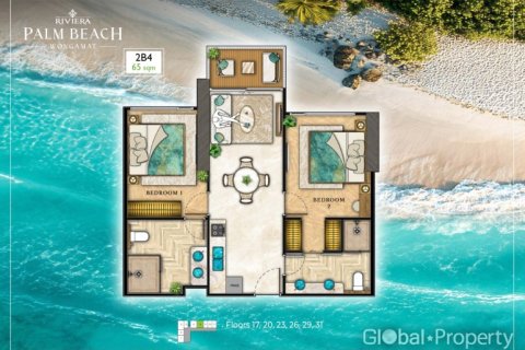 Condominio de 2 dormitorios en Pattaya, Tailandia № 163954 - foto 29