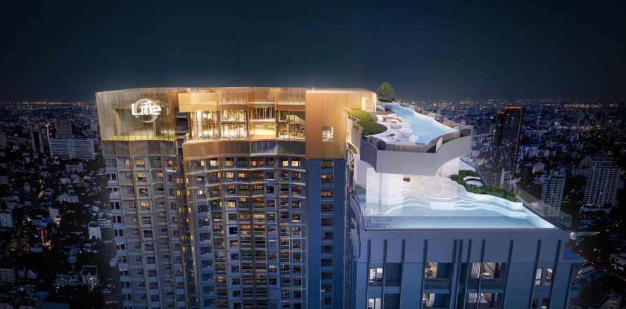 Condominio de 2 dormitorios en Chatuchak, Bangkok, Tailandia № 165994