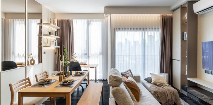 Condominio de 2 dormitorios en Bangkok, Tailandia № 143220