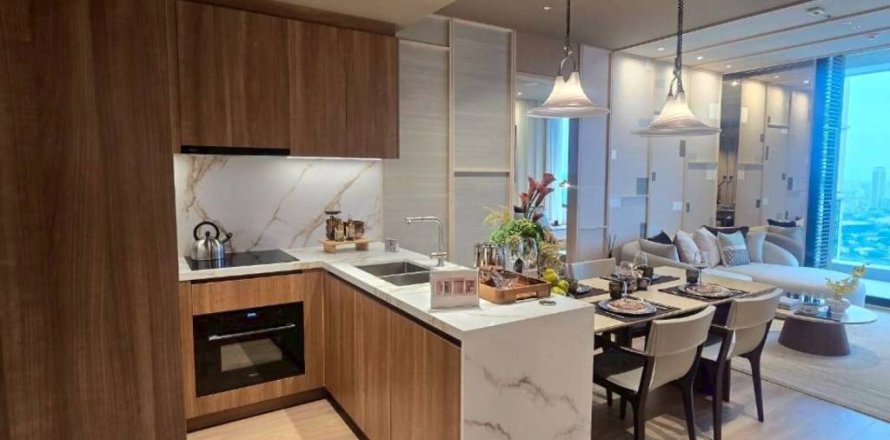 Condominio de 2 dormitorios en Khlong Toei, Bangkok, Tailandia № 172688